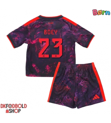 Bayern Munich Sacha Boey #23 Tredje trøje Børn 2026-27 Kort ærmer (+ korte bukser)